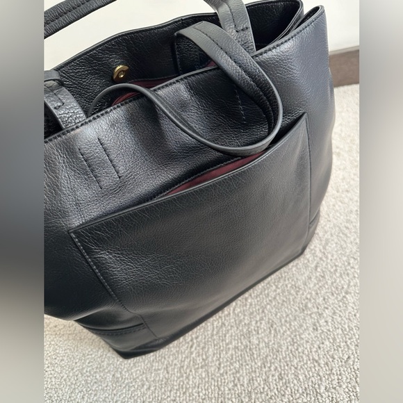 NWT J Crew Leather Tote Bag - Picture 11 of 12